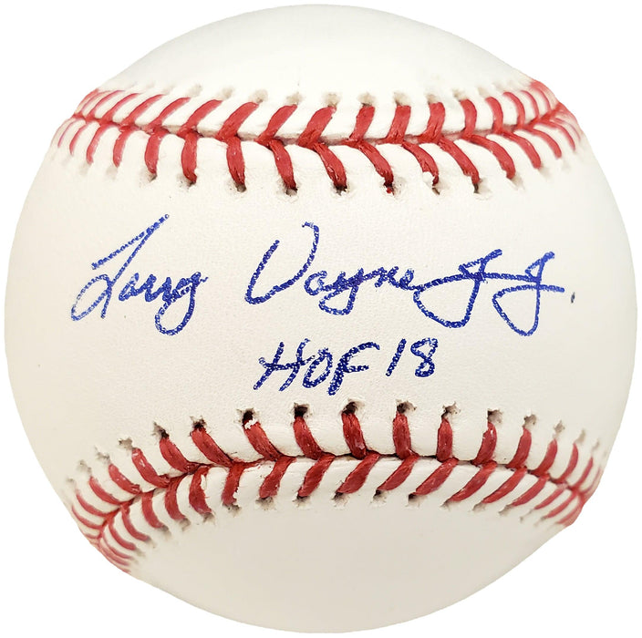 Chipper Jones Autographed Official MLB Baseball Atlanta Braves Full Name "HOF 18" Beckett BAS Stock #191209 - RSA