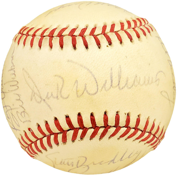 1987 Seattle Mariners Autographed Official AL Baseball With 25 Total Signatures Including Dick Williams SKU #192485 - RSA