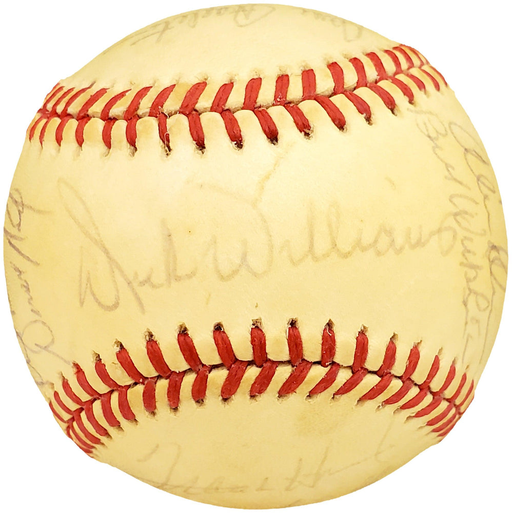 1987 Seattle Mariners Autographed Official AL Baseball With 25 Total Signatures Including Dick Williams SKU #192488 - RSA