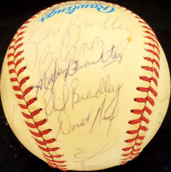 1987 Seattle Mariners Autographed Official AL Baseball With 25 Total Signatures Including Dick Williams SKU #192488 - RSA