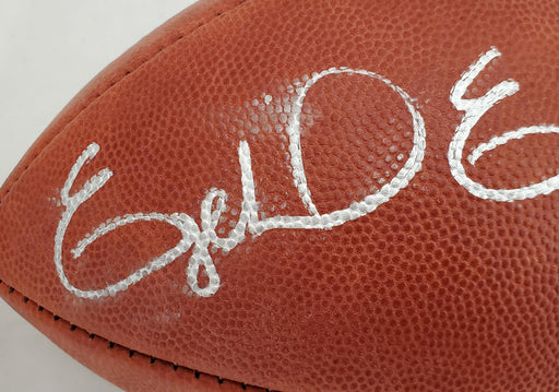 Ezekiel Elliot Autographed Official NFL Leather Football Dallas Cowboys Beckett BAS #Y92586 - RSA