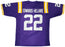 LSU Tigers Clyde Edwards-Helaire Autographed Purple Jersey Beckett BAS Stock #193943 - RSA