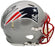 Mac Jones Autographed New England Patriots Silver Full Size Authentic Speed Helmet Beckett BAS QR Stock #200939 - RSA