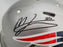 Mac Jones Autographed New England Patriots Silver Full Size Authentic Speed Helmet Beckett BAS QR Stock #200939 - RSA