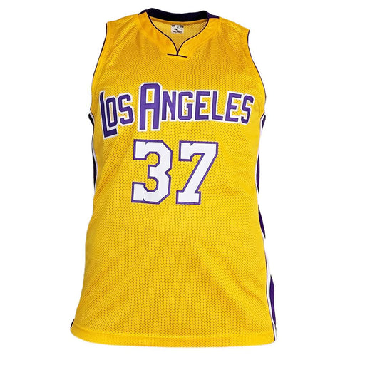 Ron Artest Signed Los Angeles Yellow Meta World Peace Basketball Jersey (JSA) - RSA