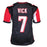 Michael Vick Signed Atlanta Black Football Jersey (JSA) - RSA