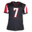Michael Vick Signed Atlanta Black Football Jersey (JSA) - RSA