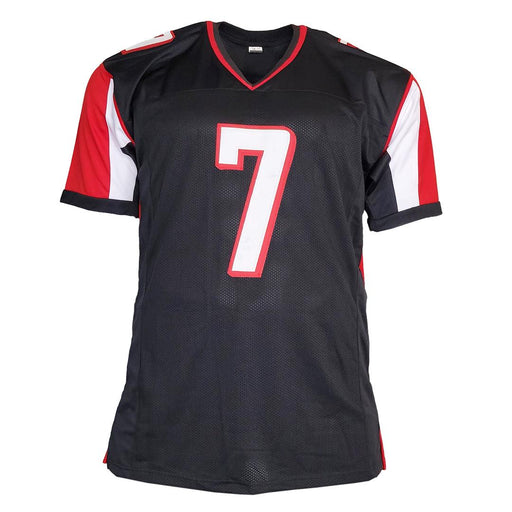 Michael Vick Signed Atlanta Black Football Jersey (JSA) - RSA