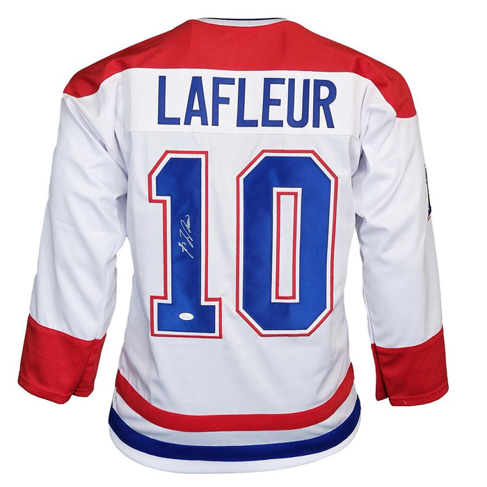 Guy Lafleur Signed Montreal White Hockey Jersey (JSA) - RSA
