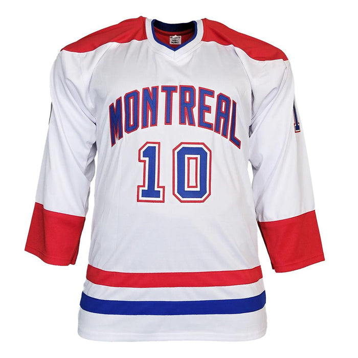 Guy Lafleur Autographed Montreal Blue Custom Hockey Jersey (JSA)