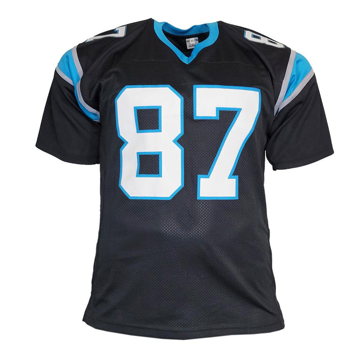 Muhsin Muhammad Signed Carolina Black Football Jersey (Beckett) - RSA