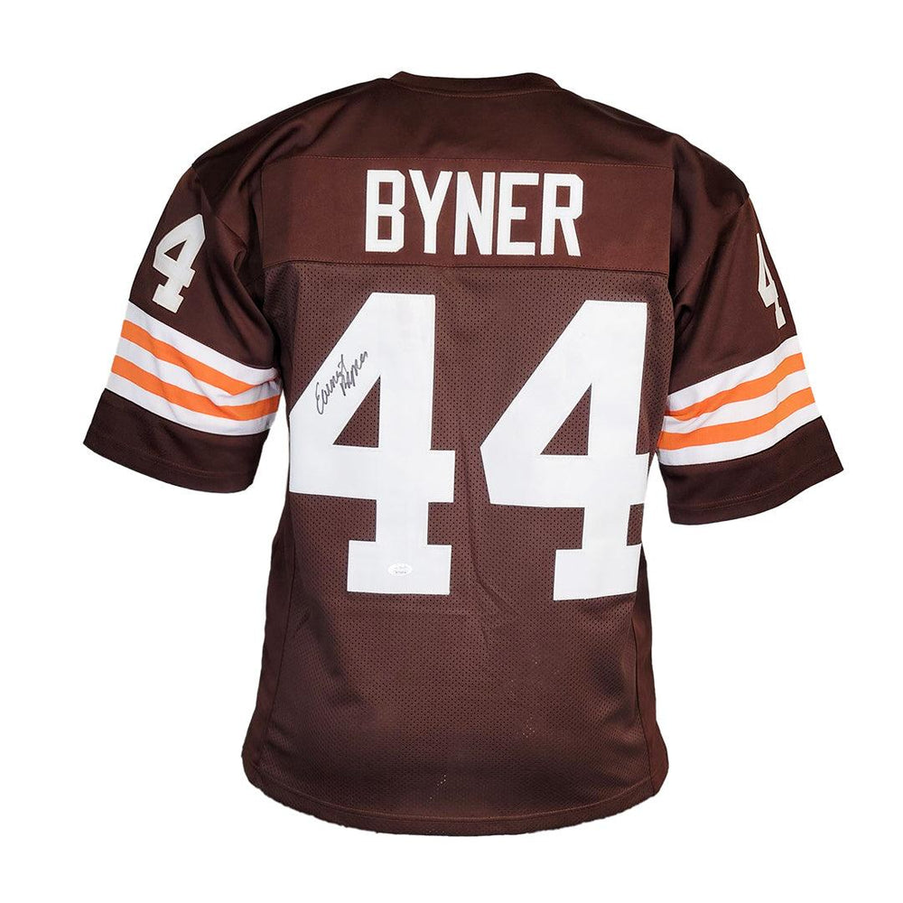 Earnest Byner Signed Cleveland Pro Brown Football Jersey (JSA) - RSA