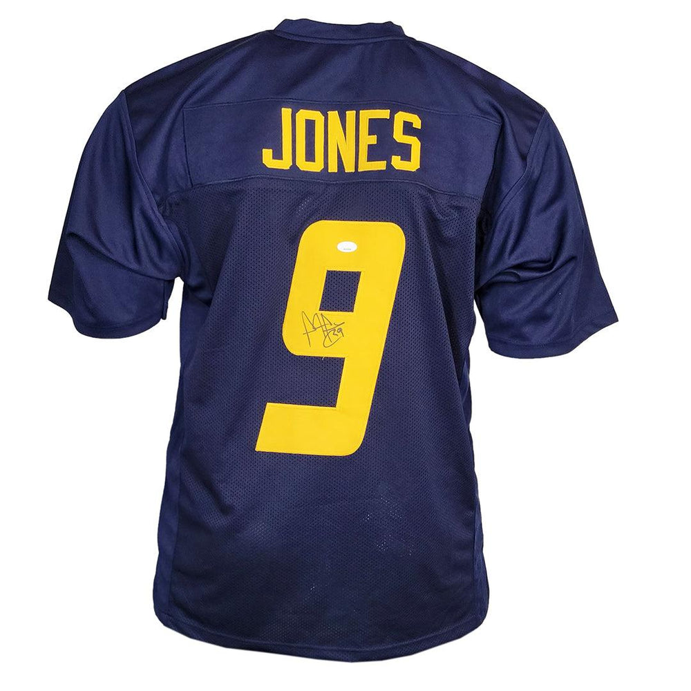Adam Pacman Jones Signed West Virginia College Blue Football Jersey (JSA) - RSA