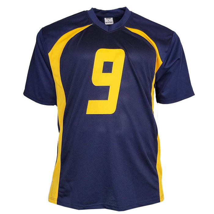 Adam Pacman Jones Signed West Virginia College Blue Football Jersey (JSA) - RSA