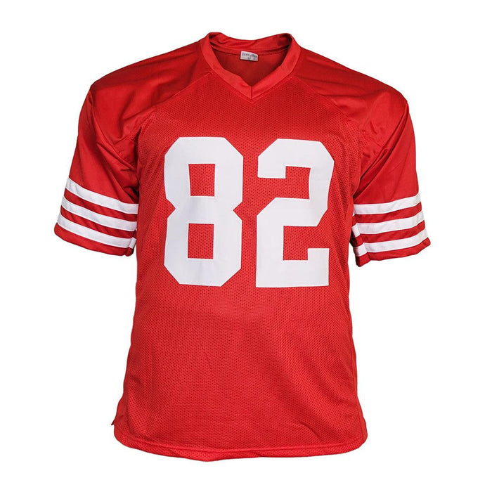 John Taylor Signed San Francisco Red Football Jersey (JSA) - RSA