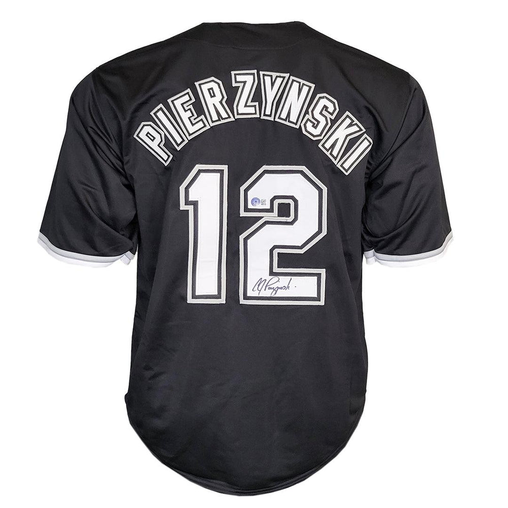 AJ Pierzynski Signed Chicago Black Baseball Jersey (Beckett) - RSA