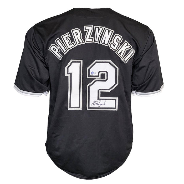 AJ Pierzynski Signed Chicago Black Baseball Jersey (Beckett) - RSA