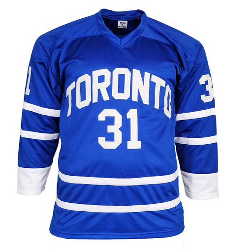 Curtis Joseph Signed Toronto Blue Hockey Jersey (JSA) - RSA