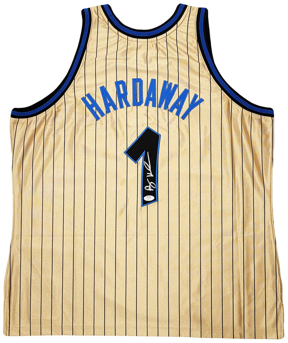 Orlando Magic Anfernee Penny Hardaway Autographed Gold Authentic Mitchell & Ness 1993-94 75th Anniversary Hardwood Classic Swingman Jersey Size XXL PSA/DNA Stock #208249 - RSA
