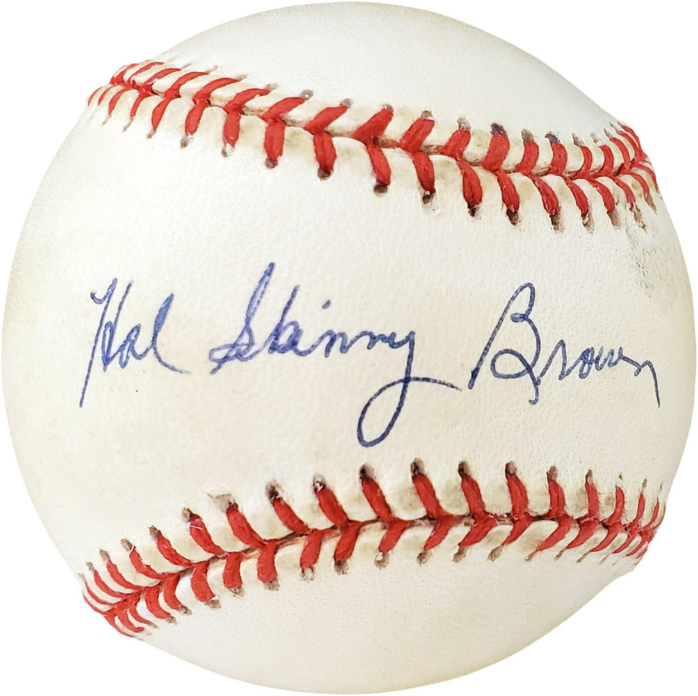 Hal "Skinny" Brown Autographed Official AL Baseball Red Sox, Orioles PSA/DNA #C45438 - RSA