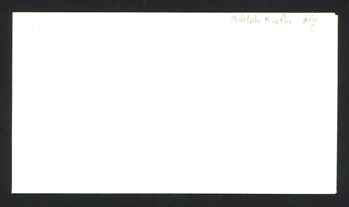 Adolph Kiefer Autographed First Day Cover Olympic Swimmer SKU #159584 - RSA