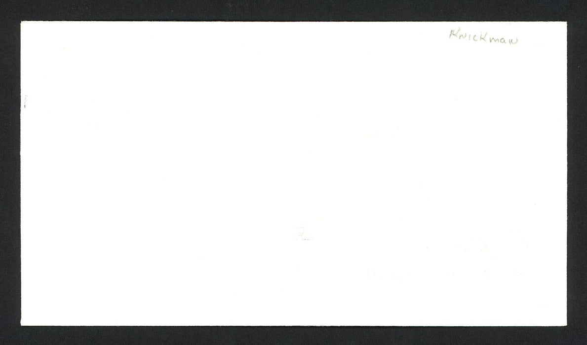 Clarence Knickman Autographed First Day Cover Olympic Cycling SKU #159586 - RSA