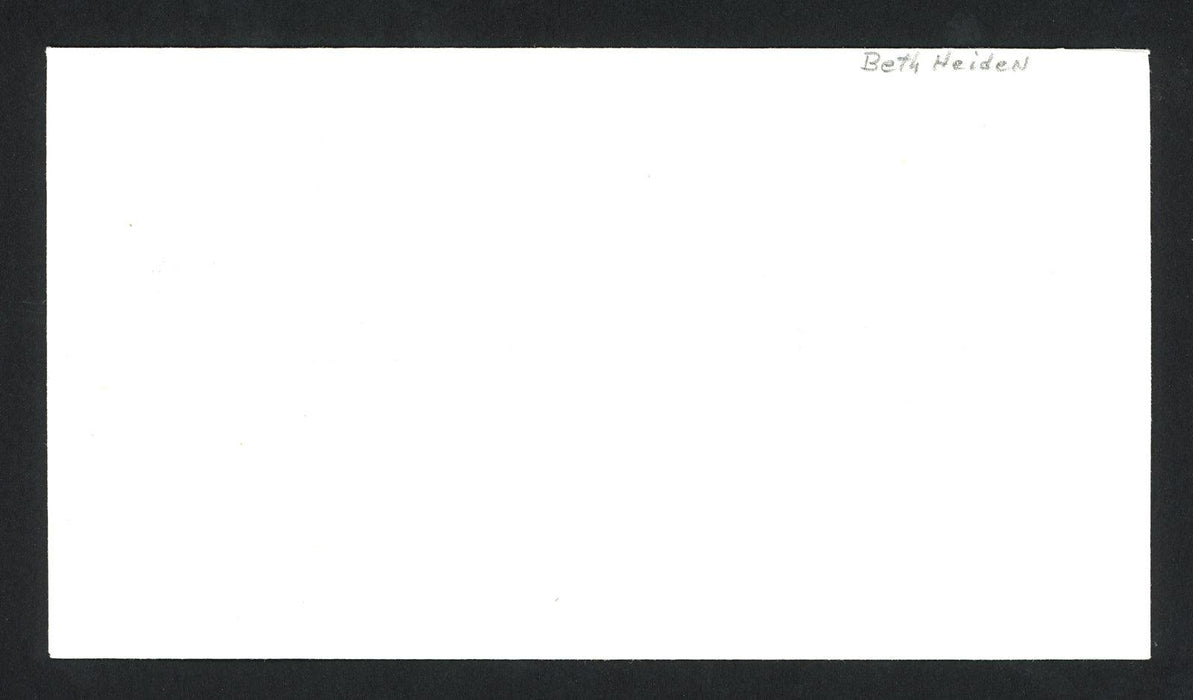 Beth Heiden Autographed First Day Cover 1980 Olympic Speed Skating SKU #159591 - RSA