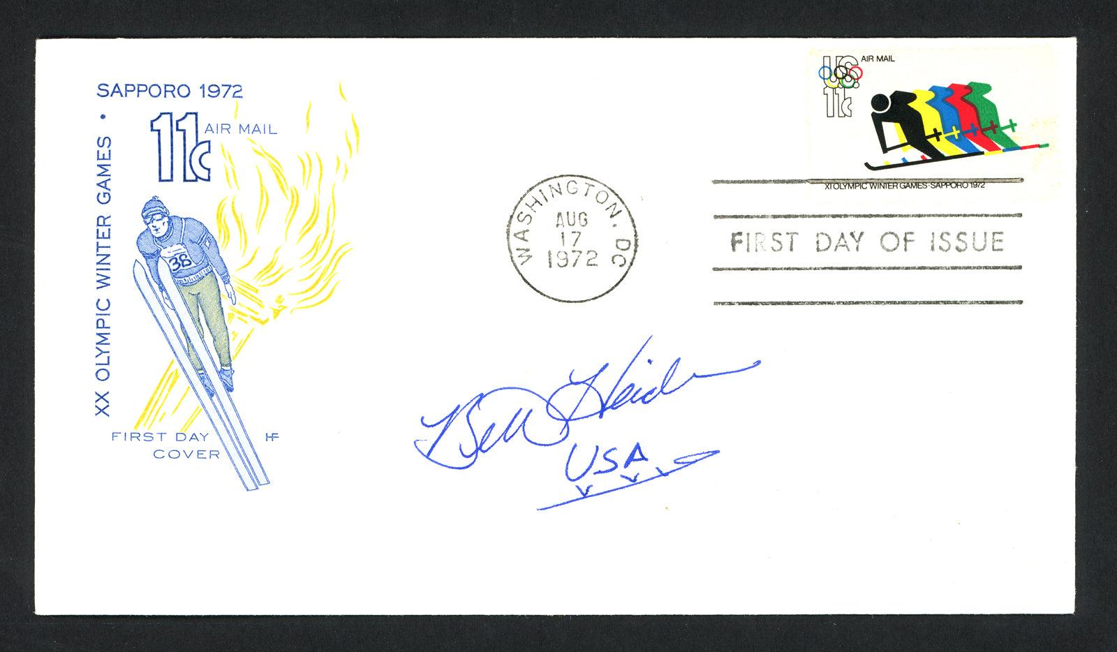 Beth Heiden Autographed First Day Cover 1980 Olympic Speed Skating SKU #159591 - RSA