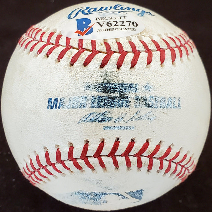 Jeff Francis Autographed Official MLB Baseball New York Yankees, Colorado Rockies Beckett BAS #V62270 - RSA