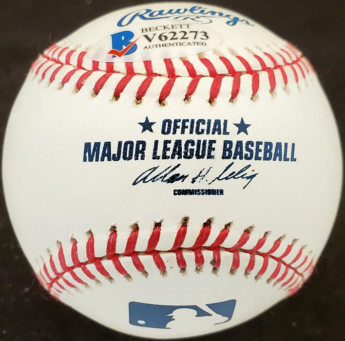 Jeff Francis Autographed Official MLB Baseball New York Yankees, Colorado Rockies Beckett BAS #V62273 - RSA