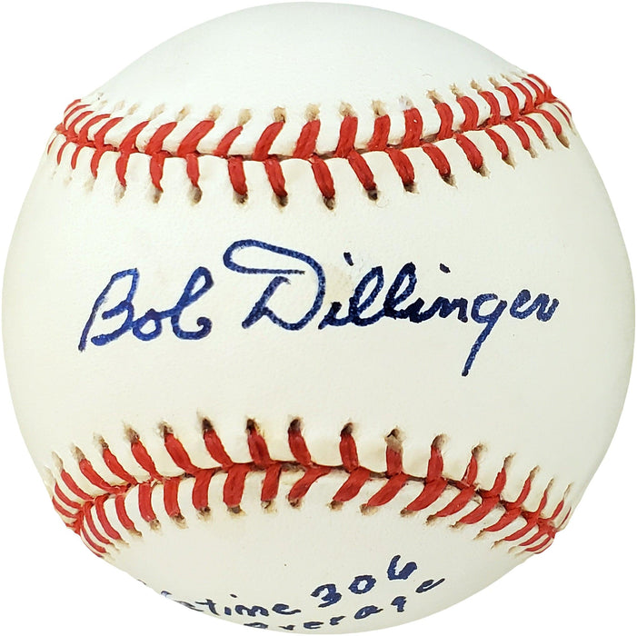 Bob Dillinger Autographed Official AL Baseball St. Louis Browns, Pittsburgh Pirates "Lifetime .306 Average" PSA/DNA #F61480 - RSA