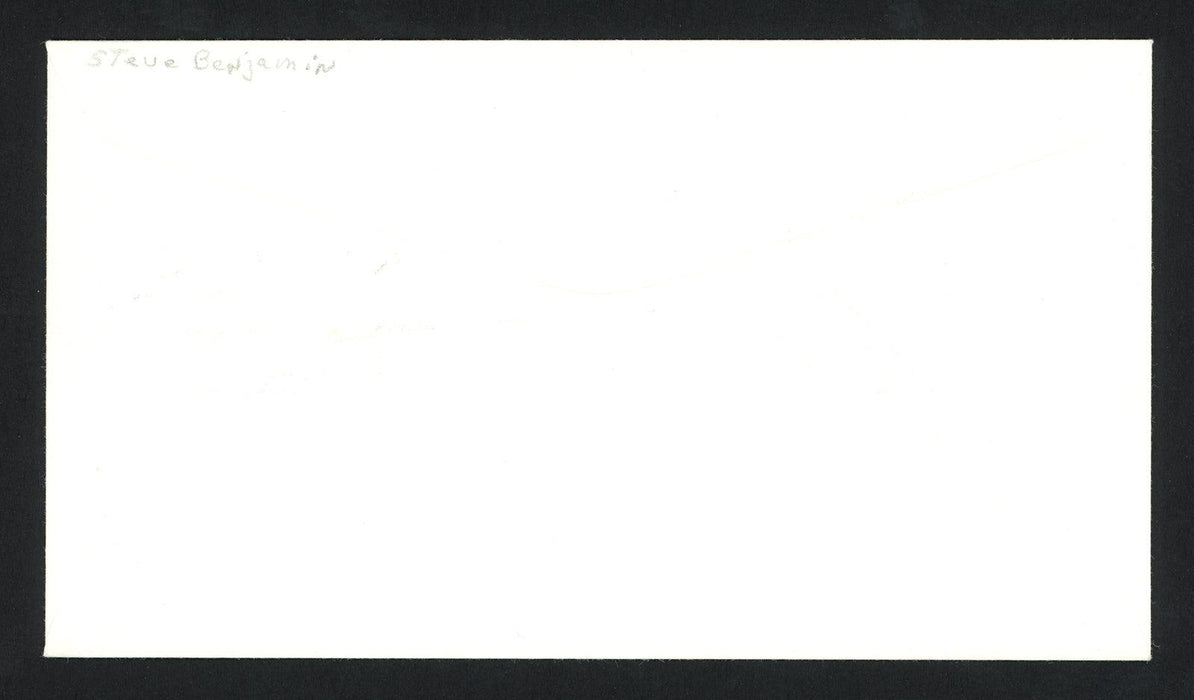 Steve Benjamin Autographed First Day Cover Olympic Yachtsman SKU #159607 - RSA