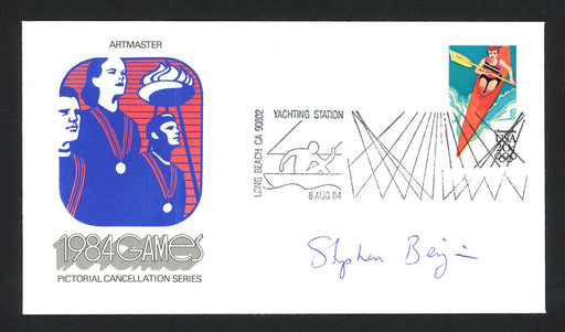 Steve Benjamin Autographed First Day Cover Olympic Yachtsman SKU #159607 - RSA
