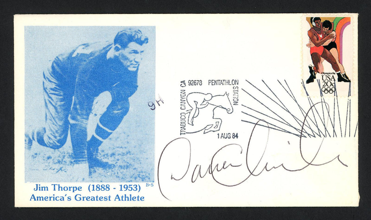 Darren Chiacchia Autographed First Day Cover Olympic Equestrian SKU #159610 - RSA