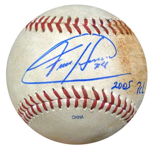 Felix Hernandez Autographed 2005 PCL Game Used Baseball Seattle Mariners PSA/DNA ITP #4A52846 - RSA