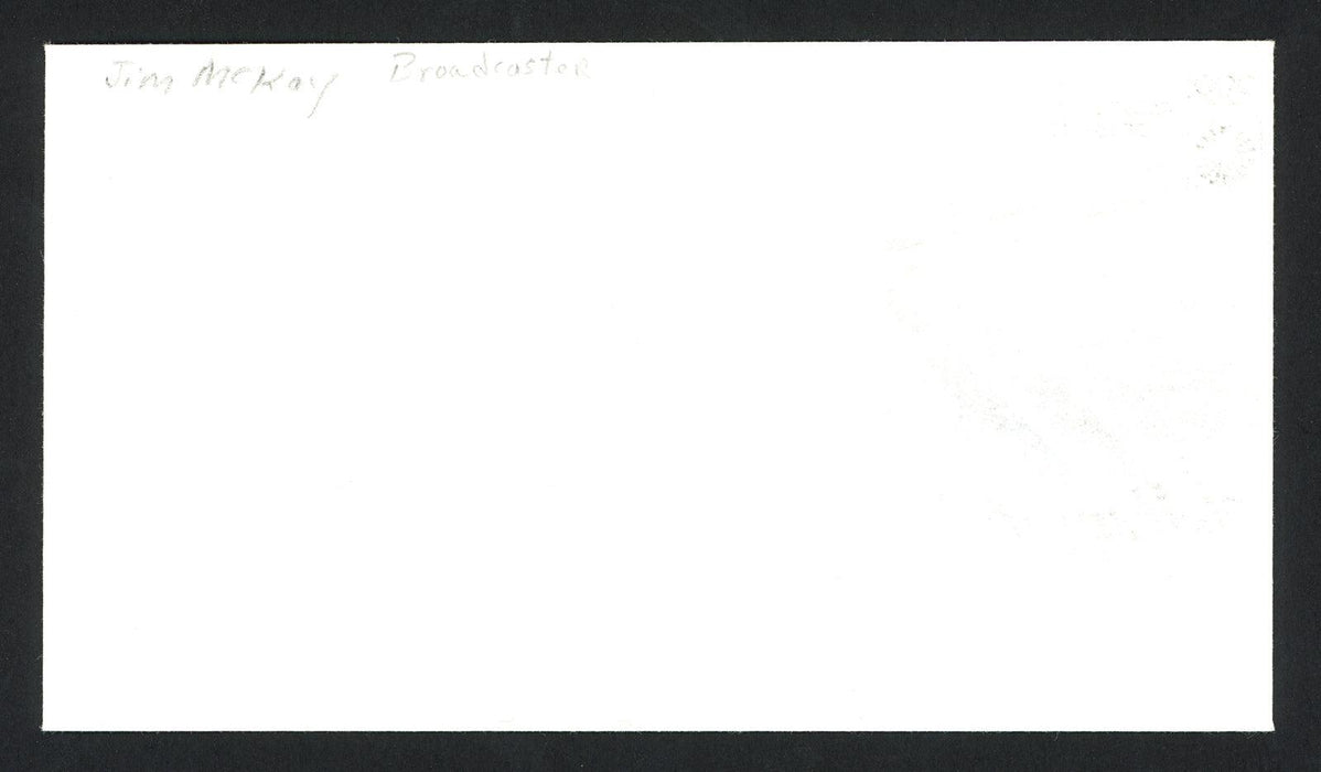Jim McKay Autographed First Day Cover Olympics Wide World Of Sports SKU #159620 - RSA