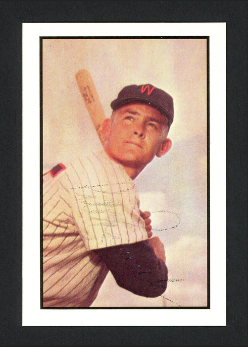 Pete Runnels Autographed 1983 CCC 1953 Bowman Reprint Card #139 Washington Senators SKU #165604 - RSA