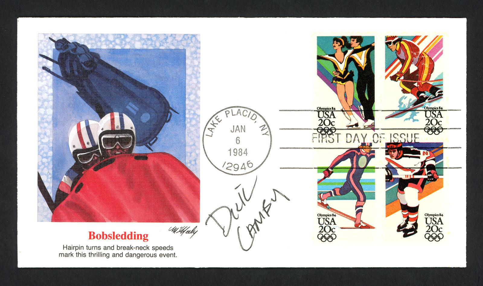 Dick Lamby Autographed First Day Cover 1976 Olympics USA Hockey SKU #159626 - RSA