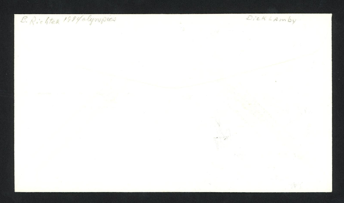 Dick Lamby Autographed First Day Cover 1976 Olympics USA Hockey SKU #159627 - RSA