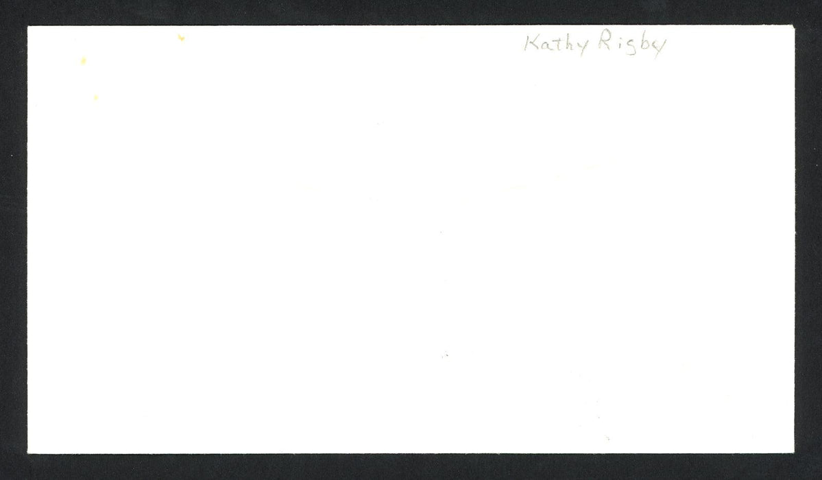 Cathy Rigby Autographed First Day Cover Olympic Gymnast "All The Best" SKU #159629 - RSA