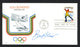 Brian Noitano Autographed First Day Cover Olympic Figure Skater SKU #159640 - RSA