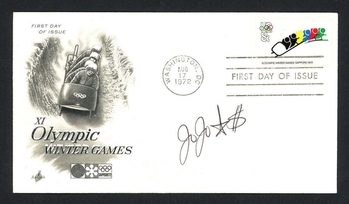 JoJo Starbuck Autographed First Day Cover Olympic Figure Skater SKU #159641 - RSA