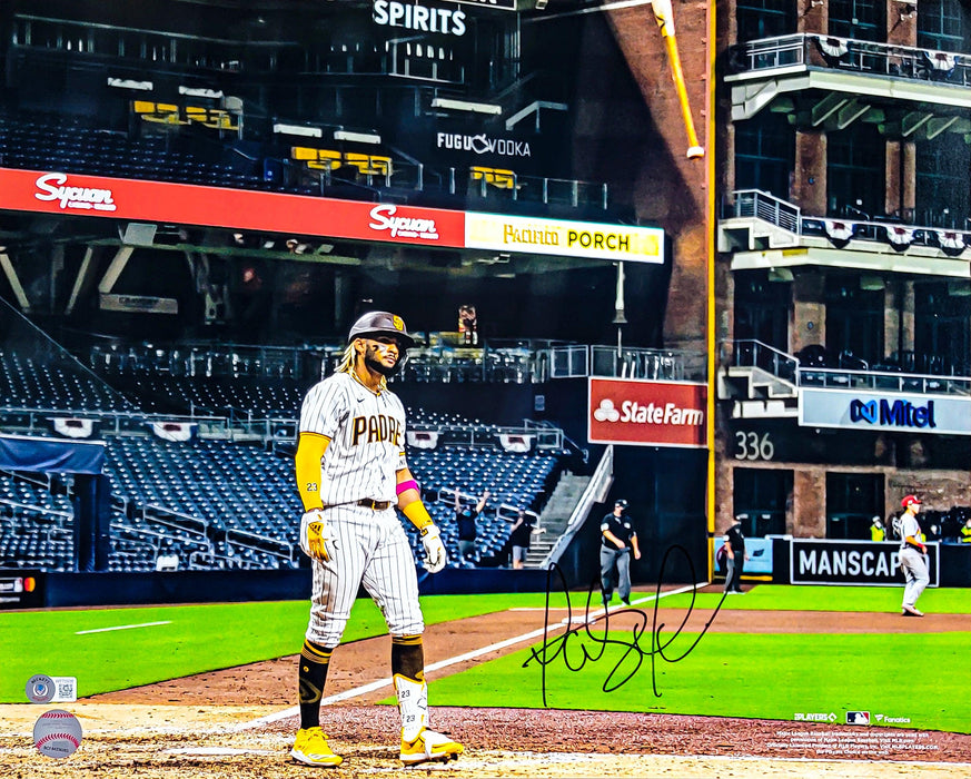 Femando Tatis Jr 直筆サイン　16×20 ホログラム Fernando Tatis Jr. Autographed 16x20 Photo San Diego Padres Bat
