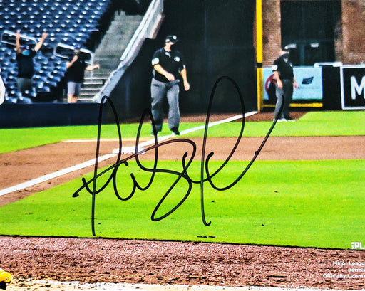 Fernando Tatis Jr. Autographed 16x20 Photo San Diego Padres Bat Flip Beckett BAS QR Stock #202105 - RSA