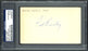 Curt Barclay Autographed 3x5 Index Card New York Giants PSA/DNA #83860361 - RSA