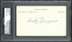 Smoky Burgess Autographed 3x5 Index Card Philadelphia Phillies, Cincinnati Reds PSA/DNA #83862103 - RSA
