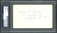 Elmer A. Eggert Autographed 3x5 Index Card Boston Red Sox PSA/DNA #83862857 - RSA