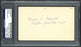 Elmer A. Eggert Autographed 3x5 Index Card Boston Red Sox PSA/DNA #83862854 - RSA