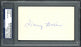 Harry Fisher Autographed 3x5 Index Card Pittsburgh Pirates PSA/DNA #83862905 - RSA