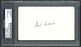 Earl Francis Autographed 3x5 Index Card Pittsburgh Pirates, St. Louis Cardinals PSA/DNA #83862501 - RSA